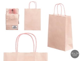 Pincello Sac en Papier Rose Palo Mini 18 x 24 cm (Set de 150)