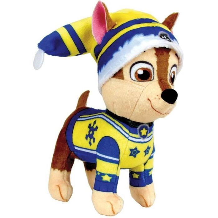 Jemini Coffret 4 peluches Pat' Patrouille (Chase, Marcus, Ruben et Stella) de 12 cm