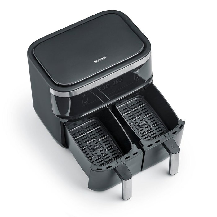 Severin FR 2453 Friteuse à Air Noir Argenté