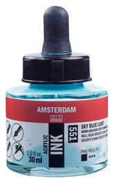 Amsterdam Peinture Acrylique Azul Celeste Claro 551 30 ml