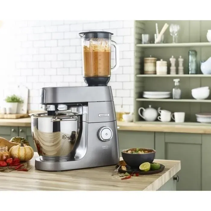 Kenwood Accessoire blender verre 1,6L KAH359GL pour robots pâtissiers Chef, Chef XL, Major, Cooking Chef - 4 lames, préparation boissons et sauces Kenwood Accessoire blender verre 1,6L KAH359GL pour robots pâtissiers Chef, Chef XL, Major, Cooking Chef - 4 lames, préparation boissons et sauces