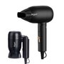 ARGON Sèche-cheveux pliable 1500W noir mat et doré