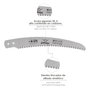 SAMURAI Lame de rechange pour scie GC 270 mm