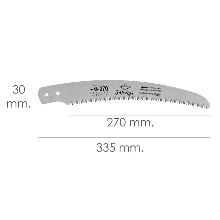 SAMURAI Lame de rechange pour scie GC 270 mm SAMURAI Lame de rechange pour scie GC 270 mm