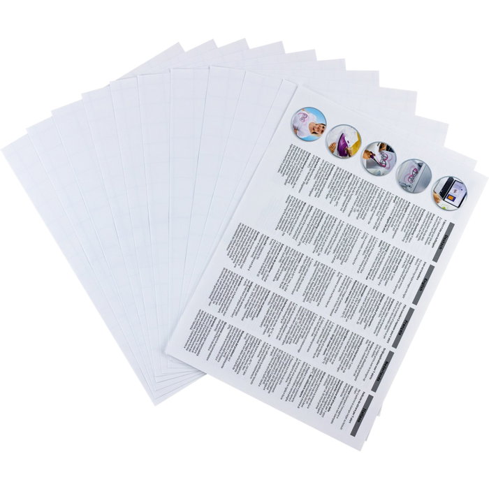 Herma Film de transfert pour T-shirt A4 pour textiles clairs et blancs, 10 feuilles Herma Film de transfert pour T-shirt A4 pour textiles clairs et blancs, 10 feuilles