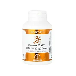 Equisalud Holovitvitamina D3 2000 UI + K2 60 µg 180 Perles