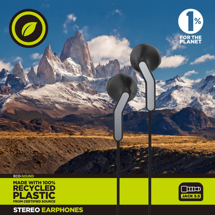 Casques avec Microphone Muvit E56 Noir