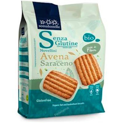 SOTTOLESTELLE Galleta Avena Trigo Sarraceno 250 Gr Bio Sg - Biscuit à l'Avoine et Sarrasin sans Gluten 250g Biologique SOTTOLESTELLE Galleta Avena Trigo Sarraceno 250 Gr Bio Sg - Biscuit à l'Avoine et Sarrasin sans Gluten 250g Biologique