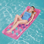 Bestway 43040 Colchoneta Gonflable Vasos avec Mirilla 188x71 cm pour Plage et Piscine Coloris Assorti