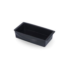 Edm Bac de remplacement pour machine à sandwich modèle 07668, Noir