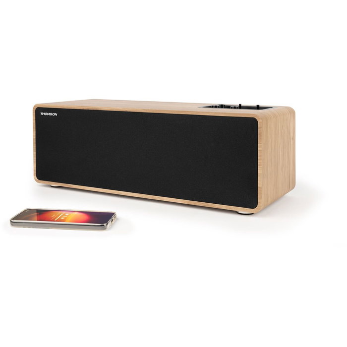 Thomson M30 - Enceinte Bluetooth Bois et Noir Thomson M30 - Enceinte Bluetooth Bois et Noir