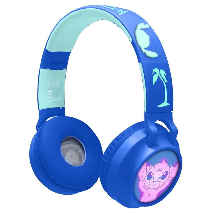 Lexibook Casque lumineux Bluetooth Disney Stitch