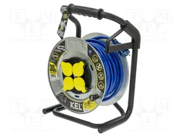 KEL Rallonge réseau H07BQ-F 3G2,5mm² 30m Bleu