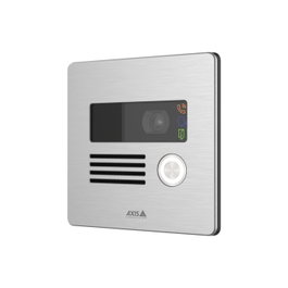 Axis I8016-LVE Interphone réseau vidéo IP, 5 MP, vision nocturne IR, anti-ligature, IK10, IP66/IP69, PoE, SIP