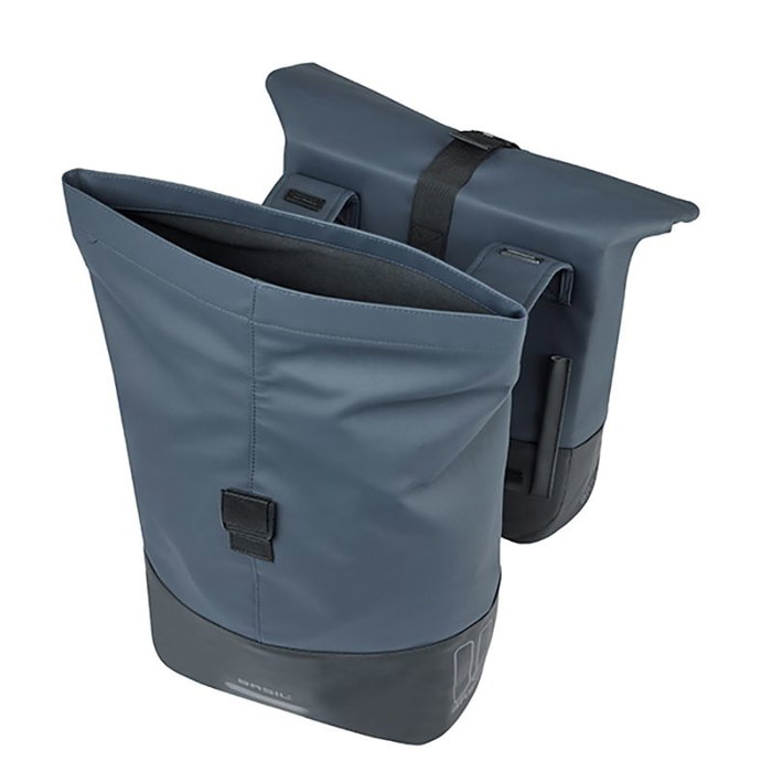 Basil Cove DB Sacoches de vélo double 32L PET recyclé cuir vegan compatibles MIK Racktime Basil Cove DB Sacoches de vélo double 32L PET recyclé cuir vegan compatibles MIK Racktime