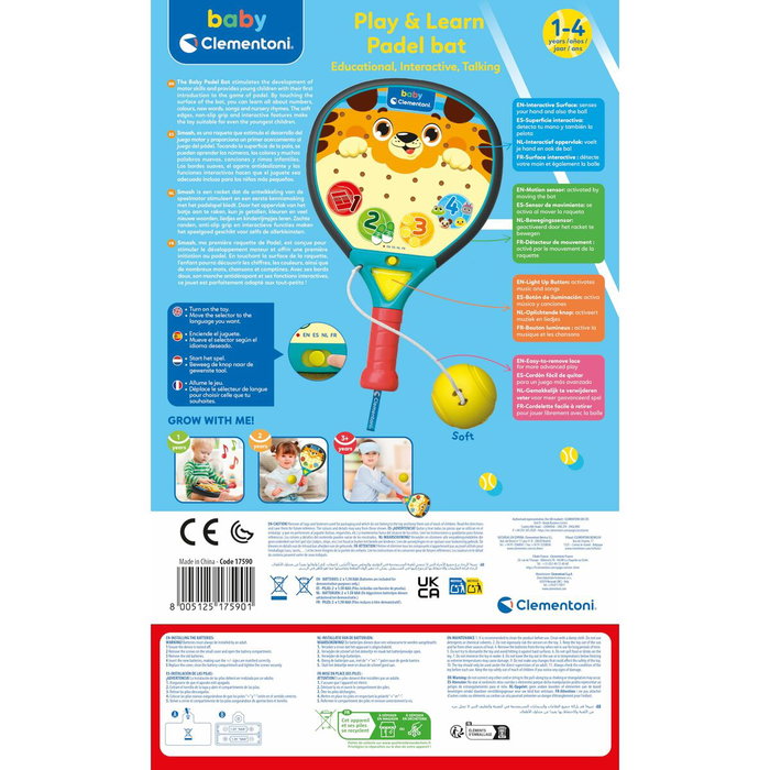 Clementoni Baby Padel interactif