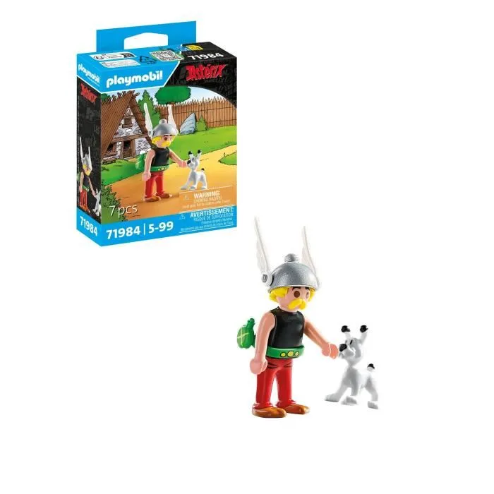 Playmobil 71984 Figurine Astérix et Idéfix - Personnage de BD - Jouet Enfant Dès 5 Ans