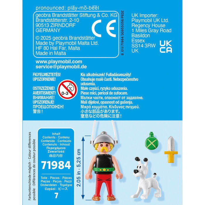 Playmobil Astérix & Idéfix, Set de 7 pièces Playmobil Astérix & Idéfix, Set de 7 pièces