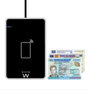 Ewent EW1053 Lecteur de cartes intelligentes NFC USB 2.0 compatible Windows Mac OS X DNI