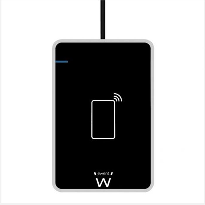Ewent EW1053 Lecteur de cartes intelligentes NFC USB 2.0 compatible Windows Mac OS X DNI Ewent EW1053 Lecteur de cartes intelligentes NFC USB 2.0 compatible Windows Mac OS X DNI