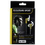 Be Mix Auriculares deporte avec câble plat gris et embouts de rechange