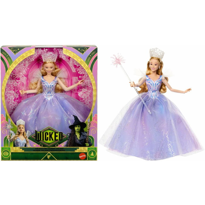 Mattel Poupée Deluxe Glinda Wicked - Robe Scintillante Rose et Accessoires JFM13 Mattel Poupée Deluxe Glinda Wicked - Robe Scintillante Rose et Accessoires JFM13