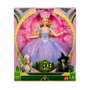 Mattel Poupée Articulée Glinda Collection Wicked For Good - Robe Organza, Varita, Tiara - 11 Points d'Articulation - Universal Pictures