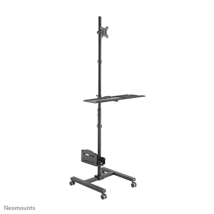 Neomounts FPMA-MOBILE1700 - Support mobile de sol avec roulettes pour écran plat jusqu'à 32", inclinaison et rotation, gestion des câbles, compatible VESA 75x75/100x100 mm Neomounts FPMA-MOBILE1700 - Support mobile de sol avec roulettes pour écran plat jusqu'à 32", inclinaison et rotation, gestion des câbles, compatible VESA 75x75/100x100 mm
