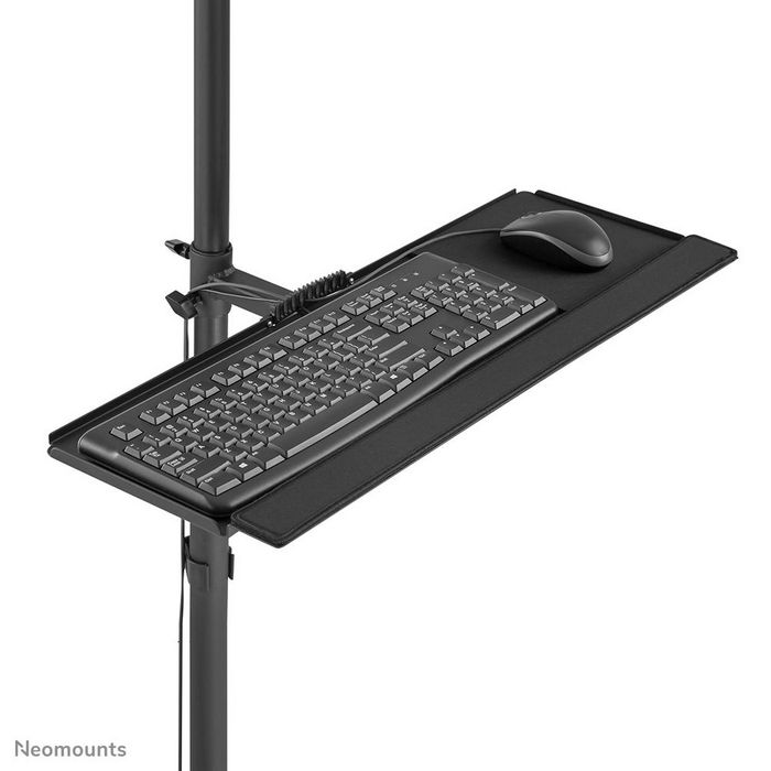 Neomounts FPMA-MOBILE1700 - Support mobile de sol avec roulettes pour écran plat jusqu'à 32", inclinaison et rotation, gestion des câbles, compatible VESA 75x75/100x100 mm Neomounts FPMA-MOBILE1700 - Support mobile de sol avec roulettes pour écran plat jusqu'à 32", inclinaison et rotation, gestion des câbles, compatible VESA 75x75/100x100 mm