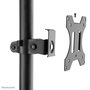 Neomounts FPMA-MOBILE1700 - Support mobile de sol avec roulettes pour écran plat jusqu'à 32", inclinaison et rotation, gestion des câbles, compatible VESA 75x75/100x100 mm