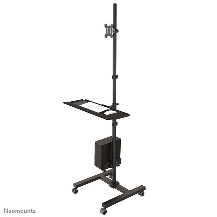 Neomounts FPMA-MOBILE1700 - Support mobile de sol avec roulettes pour écran plat jusqu'à 32", inclinaison et rotation, gestion des câbles, compatible VESA 75x75/100x100 mm Neomounts FPMA-MOBILE1700 - Support mobile de sol avec roulettes pour écran plat jusqu'à 32", inclinaison et rotation, gestion des câbles, compatible VESA 75x75/100x100 mm