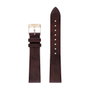 Watxandco Bracelet de montre en cuir marron 38mm