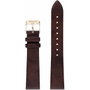 Watxandco Bracelet de montre en cuir marron 38mm
