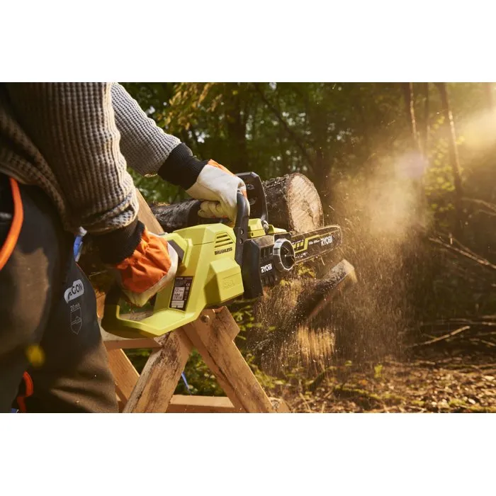 Ryobi RY36CSX35A-140 Tronçonneuse sans fil 36V MAX POWER, Guide 35 cm
