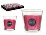 Acorde Bougie Verre Pomme et Cannelle 28 Heures Rouge 8.5x8.5x8 cm 120 g (Set de 12)