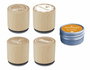Innspiro Kit 4 Tampons Bois et 1 Encre Orange 'Correcciones Reconocimiento Positivo'