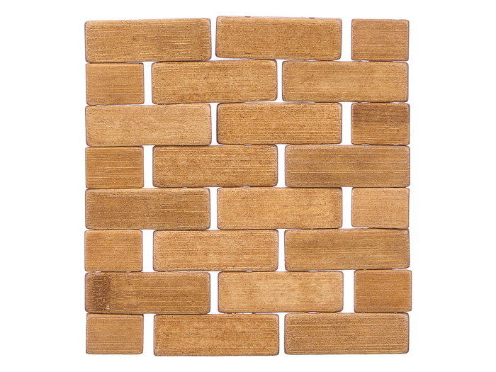 Kinvara Protège-napperon en bambou carré 15x15 cm (Set de 24)
