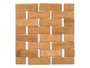 Kinvara Protège-napperon en bambou carré 15x15 cm (Set de 24)