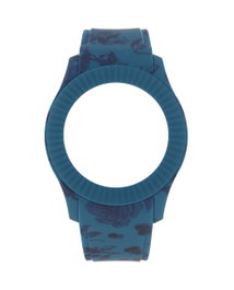 Watxandco Bracelet de montre COWA3068 Bleu 43 mm
