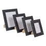 BigBuy Home Cadre photo Noir Bois MDF 13 x 18 cm