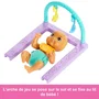 Barbie Skipper Ensemble de Jeu Chambre pour Jumeaux avec Accessoires