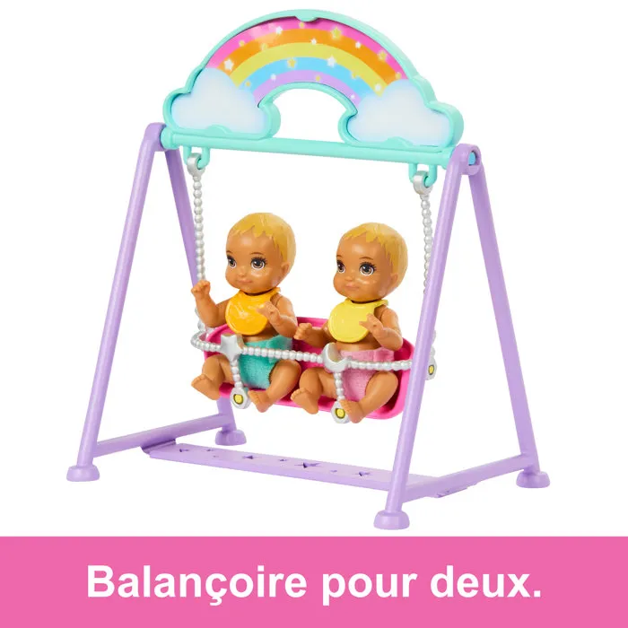 Barbie Skipper Ensemble de Jeu Chambre pour Jumeaux avec Accessoires Barbie Skipper Ensemble de Jeu Chambre pour Jumeaux avec Accessoires