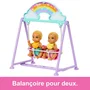 Barbie Skipper Ensemble de Jeu Chambre pour Jumeaux avec Accessoires