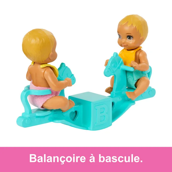 Barbie Skipper Ensemble de Jeu Chambre pour Jumeaux avec Accessoires Barbie Skipper Ensemble de Jeu Chambre pour Jumeaux avec Accessoires