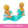Barbie Skipper Ensemble de Jeu Chambre pour Jumeaux avec Accessoires