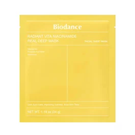 Biodance Radiant Vita Masque facial à la Niacinamide, 34 g