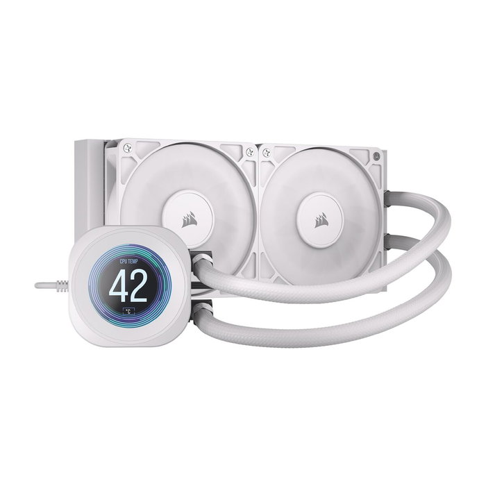 Corsair Nautilus 240 RS LCD Blanc - 240 mm Corsair Nautilus 240 RS LCD Blanc - 240 mm