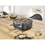 Severin RG2360 Appareil à raclette compact 4 personnes, plaque 24x24 cm antiadhésive, 800 W, poêlons extra profonds 20 mm