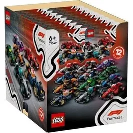 Lego 71049 Boîte de 36 Minifigures Voitures de Course F1 à Collectionner - Série Complète de 6 Ans et Plus