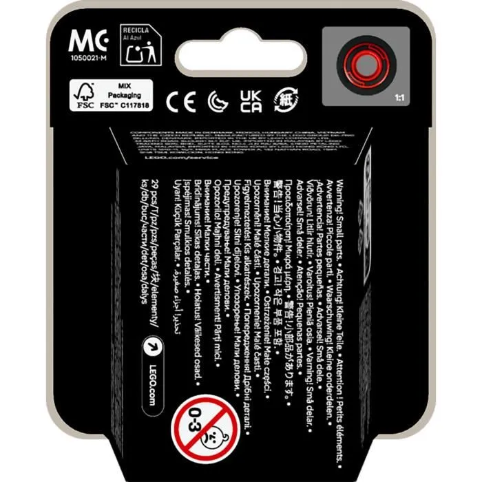 Lego 71049 Boîte de 36 Minifigures Voitures de Course F1 à Collectionner - Série Complète de 6 Ans et Plus